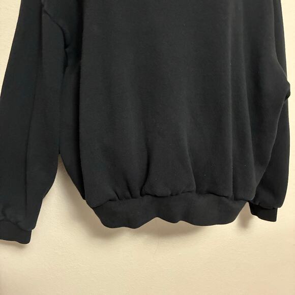 Essentials Fear Of God Hoodie Jet Black Rubber Patch Womens Size XS - Picture 3 of 7